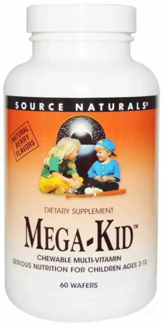 Витамины и минералы для детей Source Naturals Mega-Kid 60 жев таб ягоды Киев - изображение 4