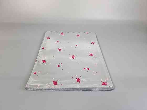 Пакет с рисунком для упаковки подарков   (30*40) №431 (1) фольгированный (ажурный) 