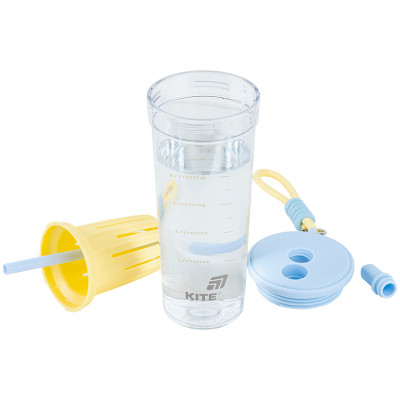 Пляшка для води Kite 650 мл, жовто-блакитний (K25-1219-3) Вінниця - фото 7