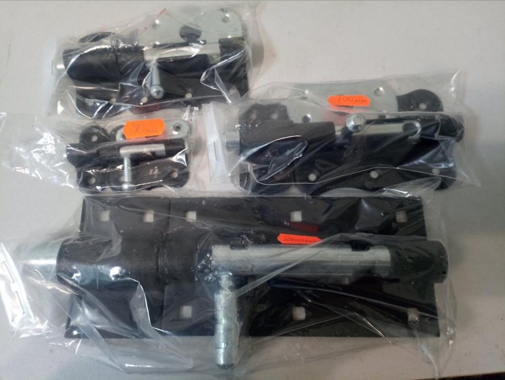 Засув круглий  80мм/13,  покритий чорною порошковою фарбою польського виробника Киев - изображение 3