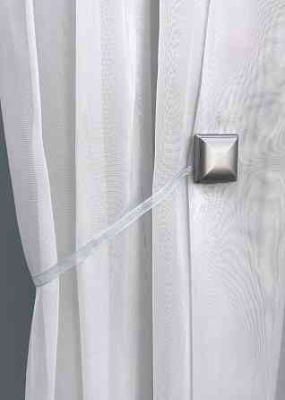 Магниты для штор и гардин Квадрат двусторонние набор 2 шт Голубой с серым (81-138) Киев