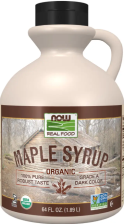 Кленовий сироп NOW Foods Maple Syrup Organic Grade A Dark Color 473 ml Київ
