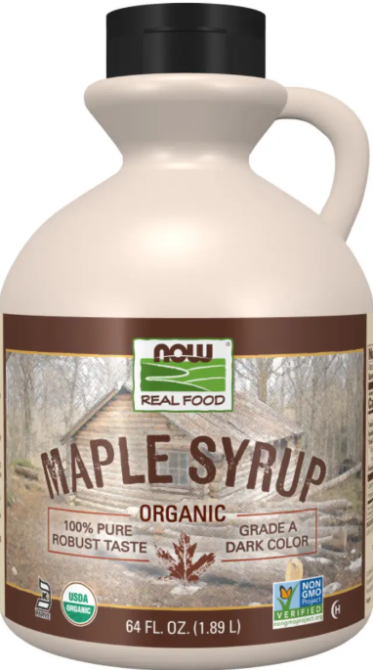 Кленовий сироп NOW Foods Maple Syrup Organic Grade A Dark Color 473 ml Київ - фото 1