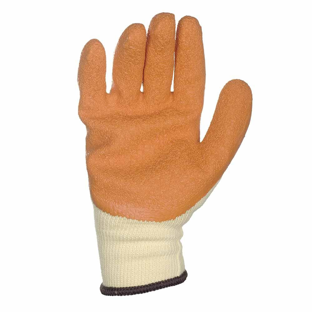 Перчатки трикотажные с частичным латексным покрытием кринкл р10 (оранж, манжет) SIGMA (9445461) Киев - изображение 5