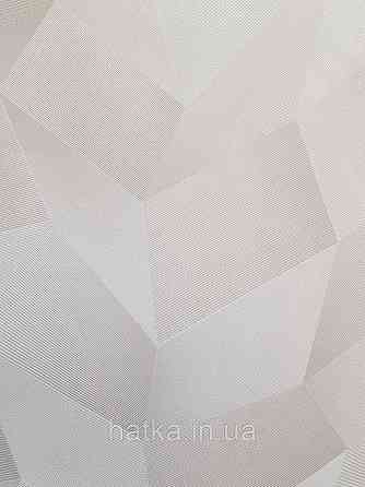 Шпалери метрові вінілові на флізеліні Sintra Vila геометрія фігури 3д бежеві сріблясті 534618 Київ