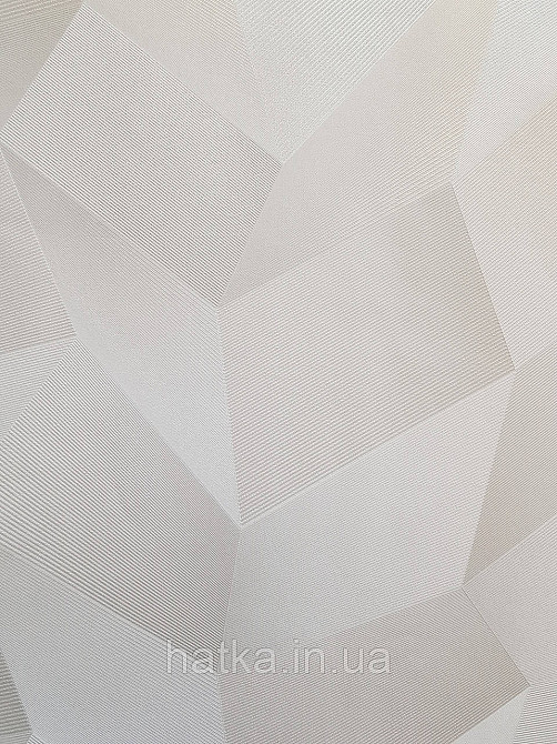 Шпалери метрові вінілові на флізеліні Sintra Vila геометрія фігури 3д бежеві сріблясті 534618 Київ - фото 2
