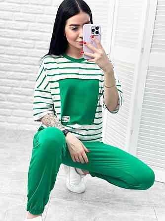 Спортивный костюм Bridge батал 50-52, Зеленый Киев