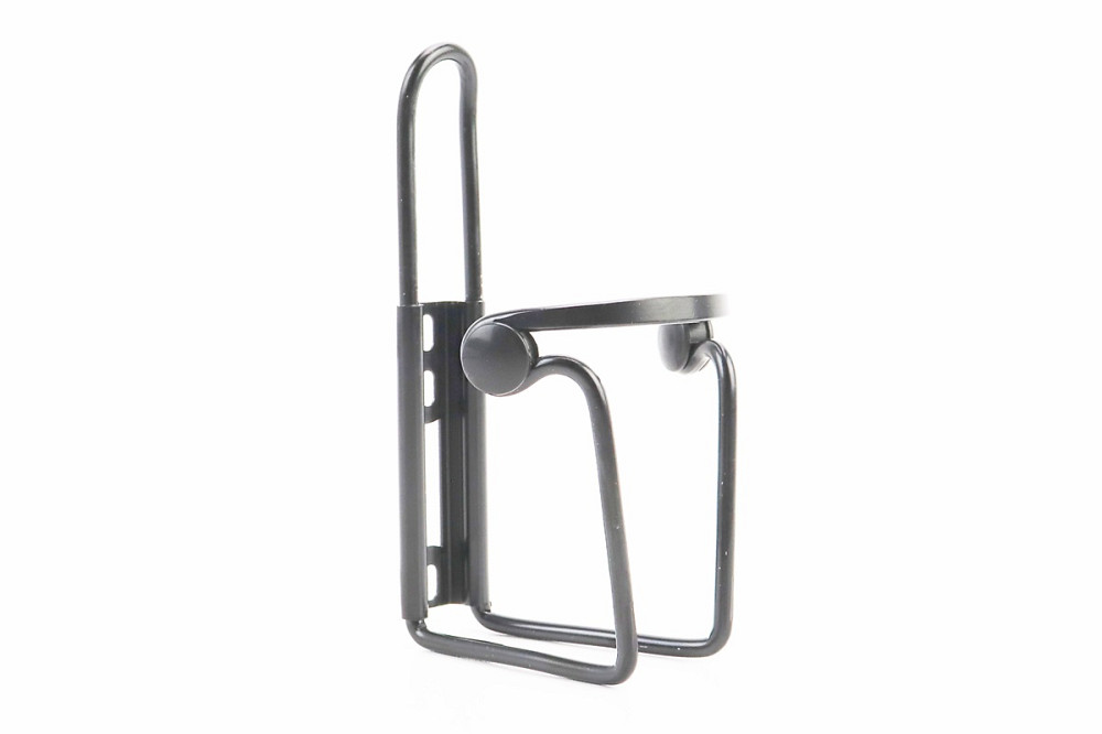 Фляготримач алюмінієвий з пластмасовими вставками, кріпл. на раму, чорний Київ - фото 1