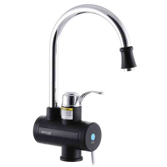 Кран-бойлер гріючий воду Mixxus Electra 240-E Black 3 kW Чорний 3 kW (MI2828) Чернівці