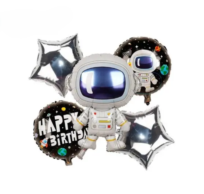 Шарики космонавт для детей 5 штук one size разноцветный Киев - изображение 1