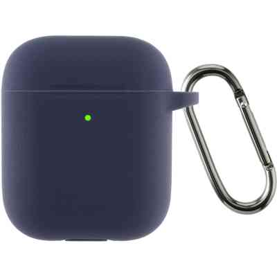 Чохол для навушників Armorstandart Silicone Case With Hook для Apple AirPods 2 Dark Blue (ARM59681) Вінниця