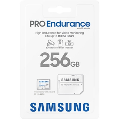 Карта пам&apos;яті Samsung 256GB microSDXC class 10 UHS-I U3 V30 Pro Endurance (MB-MJ256KA/EU) Вінниця - фото 8