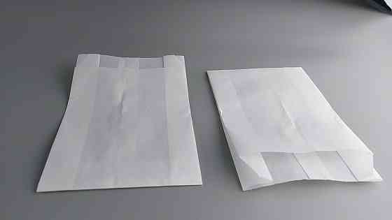 Жиростійкий паперові пакети саше 10/4*14 Білий (100 шт.) Харків