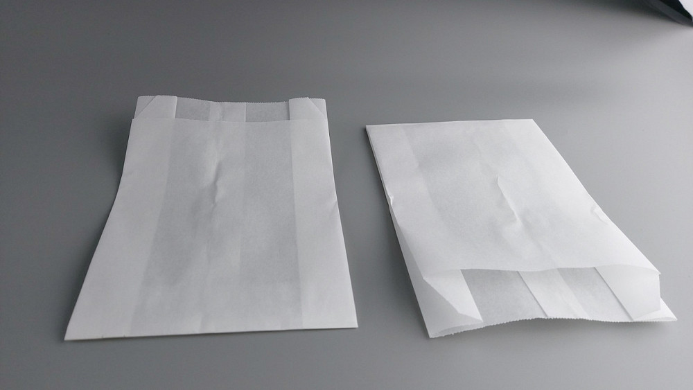 Жиростійкий паперові пакети саше 10/4*14 Білий (100 шт.) Харків - фото 1