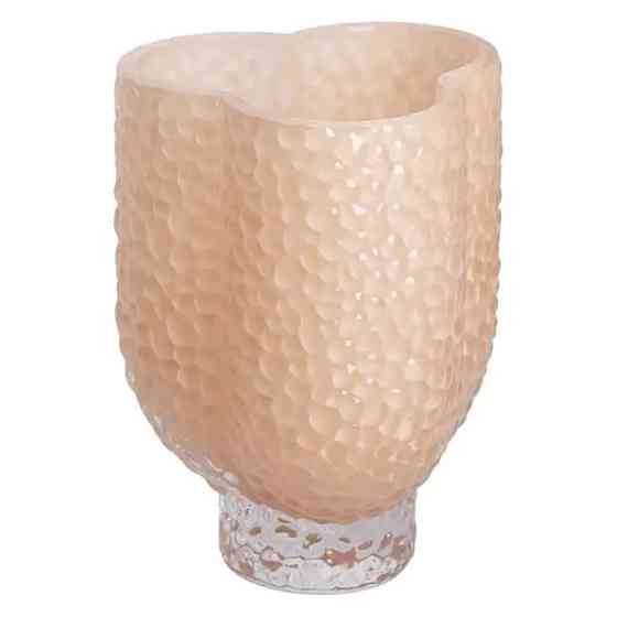 Flower Season Ваза декоративна 13.5х13.5х18 см для квітів скляна фігурна фігурна ваза з кольоро Киев