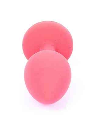 Анальна пробка - Jewellery Silicone Red Plug S Blue Sex Aura Київ