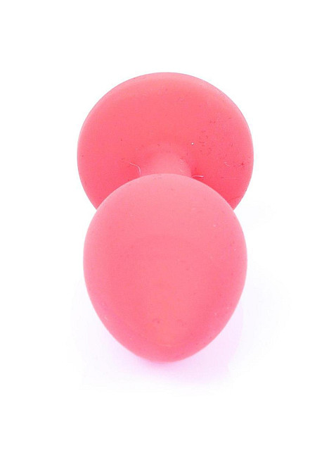Анальна пробка - Jewellery Silicone Red Plug S Blue Sex Aura Київ - фото 5