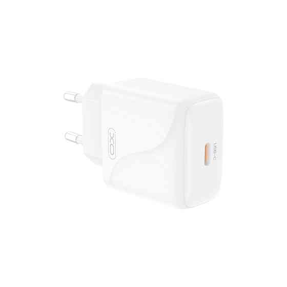 Мережевий зарядний пристрій XO L141 Single USB-C 20W + Lightning кабель білий Львів