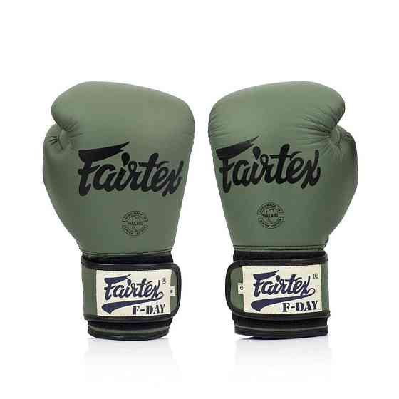 Боксерські рукавиці Fairtex BGV11 Green 16 унцій (бинти в комплекті) Кам'янське