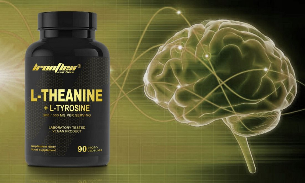 L-теанін та L-тирозин IronFlex L-Theanine + Tyrosine 90 caps Луцьк - фото 2