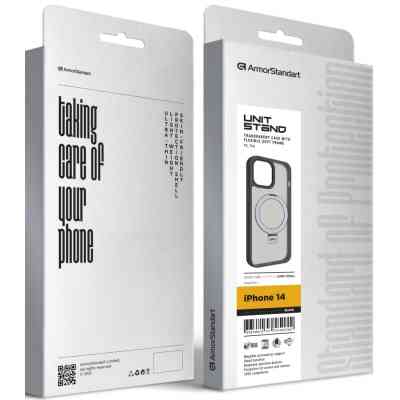 Чохол до мобільного телефона Armorstandart Unit Stand Apple iPhone 14 Black (ARM70556) Вінниця
