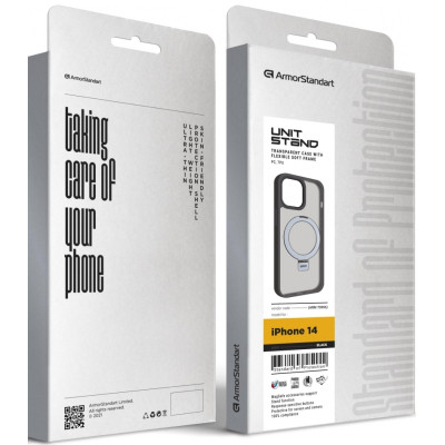 Чохол до мобільного телефона Armorstandart Unit Stand Apple iPhone 14 Black (ARM70556) Вінниця - фото 2