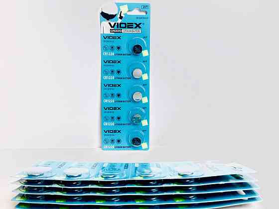 Батарейка літієва VIDEX CR1220 5 pcs BLISTER CARD Київ