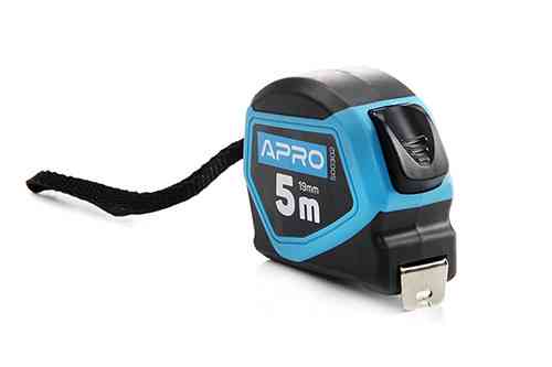 Рулетка гумова автостоп 5 мх19 мм APRO Рівне