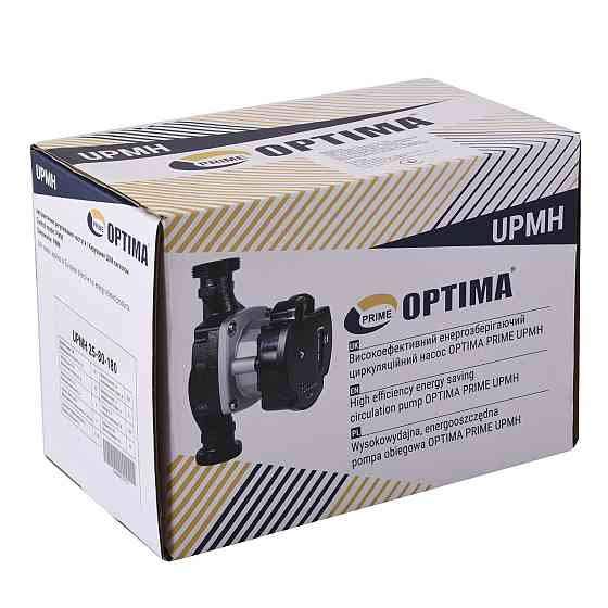 Насос циркуляционный энергосберегающий Optima PRIME UPMH 25-80AUTO 180мм + гайки (000027873) Киев