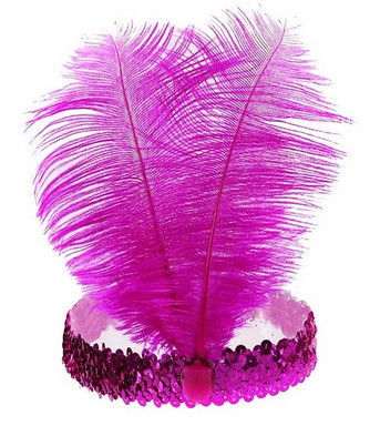 Карнавальна пов'язка з пером Київ - фото 1