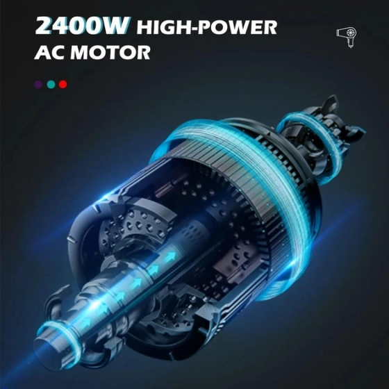 Мощный профессиональный фен VGR-452 2400W + 2 насадки Винница