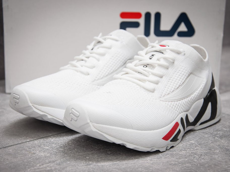 Кроссовки FILA Белые Мужские Фила Тканевые Летние для Бега Сеточка (размеры: 41,42,43,44) Днепр - изображение 2