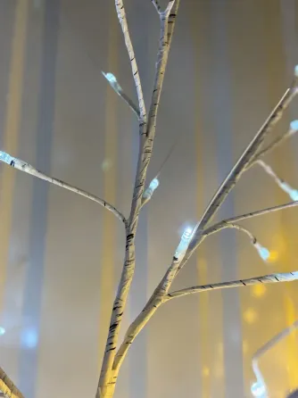 Гирлянда-дерево 1,5м 100 LED ламп белый свет для праздничного декора, TREE-1-5-W Одесса