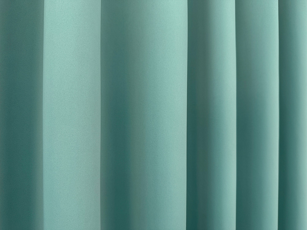 Комплект коротких штор VR-Textil Блэкаут Midnight № 1229ш Бирюзовый 130х170 см 2 шт (35-0454) Киев - изображение 8