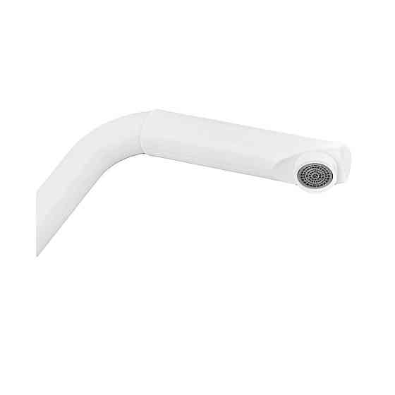 Змішувач для умивальника Plamix Diego-001-G White    ( PM0656 ) 30071 Харків