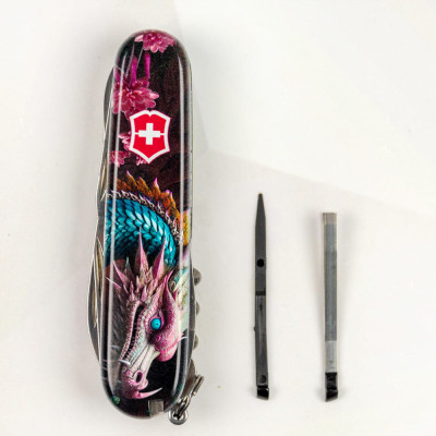 Нож Victorinox Climber Zodiac Лазурний дракон (1.3703.3_Z3290p) Винница - изображение 10