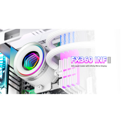 Система жидкостного охлаждения ID-Cooling FX360 INF White (FX360 INF WHITE) Винница - изображение 3