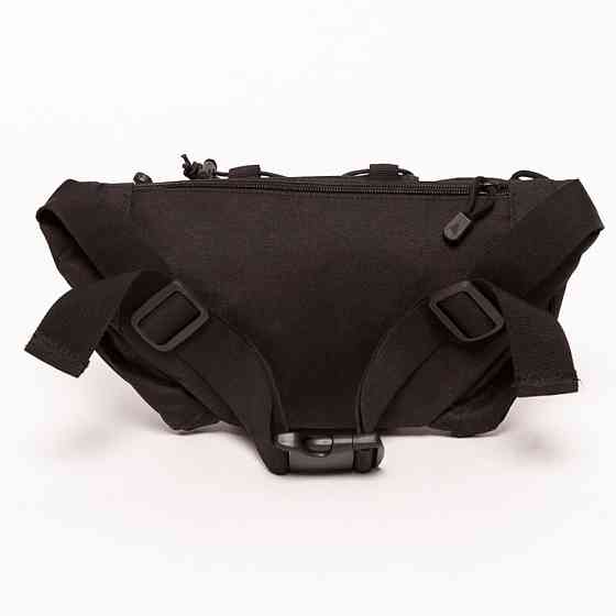 Нагрудная сумка мужская тактическая черная, Нагрудная сумка мужская тактическая тканевая EC-31 Львов