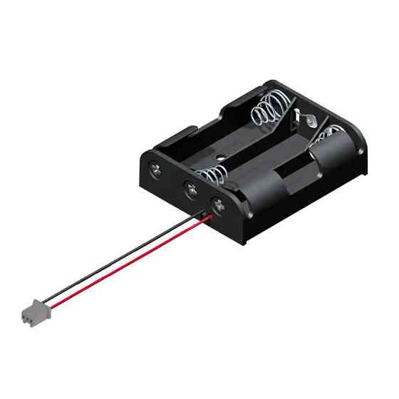 Бокс для 3 батарей AAA з проводами для Arduino та DIY Київ