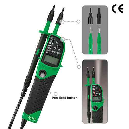 Тестер автомобільний універсальний TOPTUL з цифровим дисплеєм 12~690V AC/DC EAAA0169 Чернігів