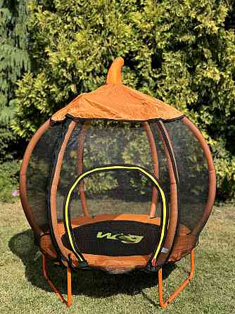 Батут дитячий із захисною сіткою WCG Pumpkin (W-1008T) для дітей Київ