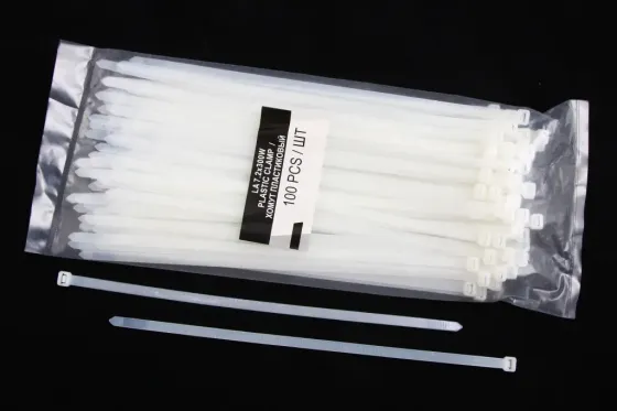 Хомут стрічковий пластм. білий 7.2*300 мм LSA (100 шт.) Вінниця