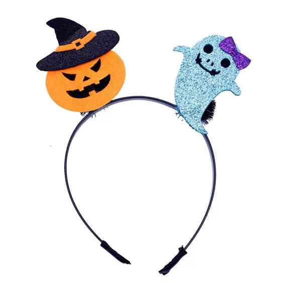 Обруч на Хэллоуин для праздника и карнавала one size разноцветный Киев