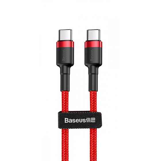 Кабель Baseus Cafule Type-C to Type-C PD 2.0 60W 1м червоний Львів