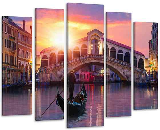 Модульна картина Венеція Гондола Art-181_5 Київ