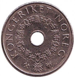 Монета 5 крон. 2000 год, Норвегия.(БД) Полтава - изображение 1