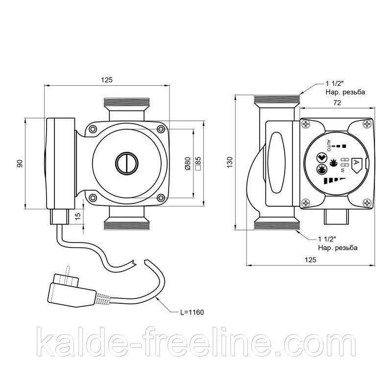 Насос циркуляційний Thermo Alliance LPSA 25/40/130 Харків - фото 2