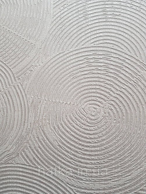 Шпалери вінілові на флізелін AS creation Metropolitan Stories 2 абстракція кола білі смуги сріблясті 3д Київ - фото 2