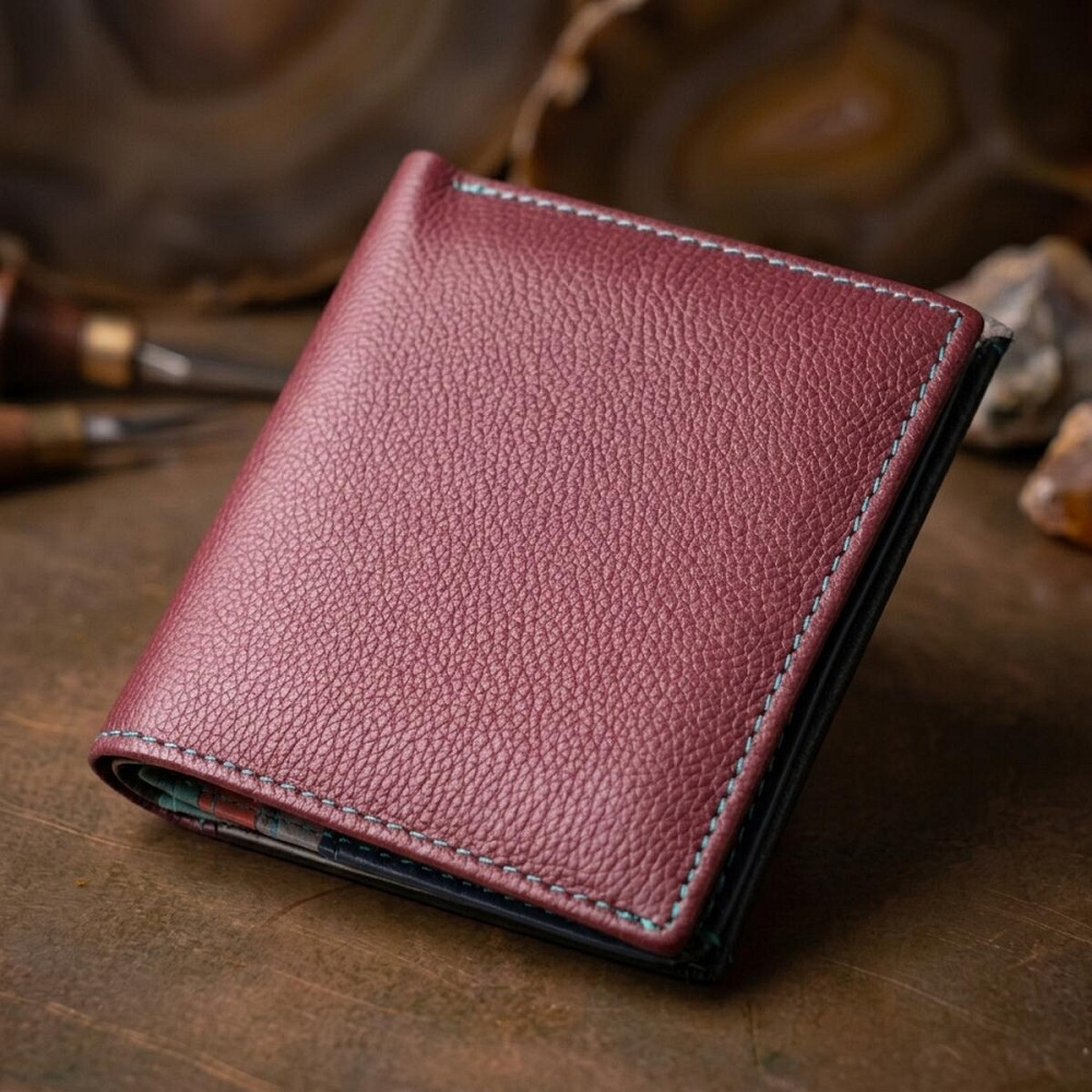 Стильный женский кошелек с оригинальной монетницей из натуральной кожи ST Leather 19510 Разноцветный Киев - изображение 14