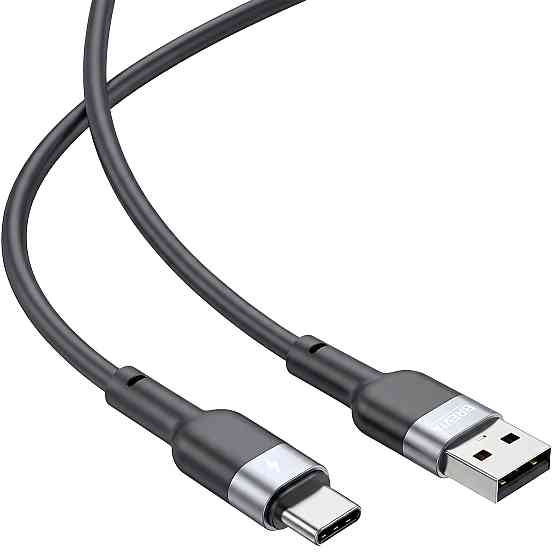 Кабель Brevia USB to Type-C 2,4А 1,2м, чорний box (52120BUCC1) Львів
